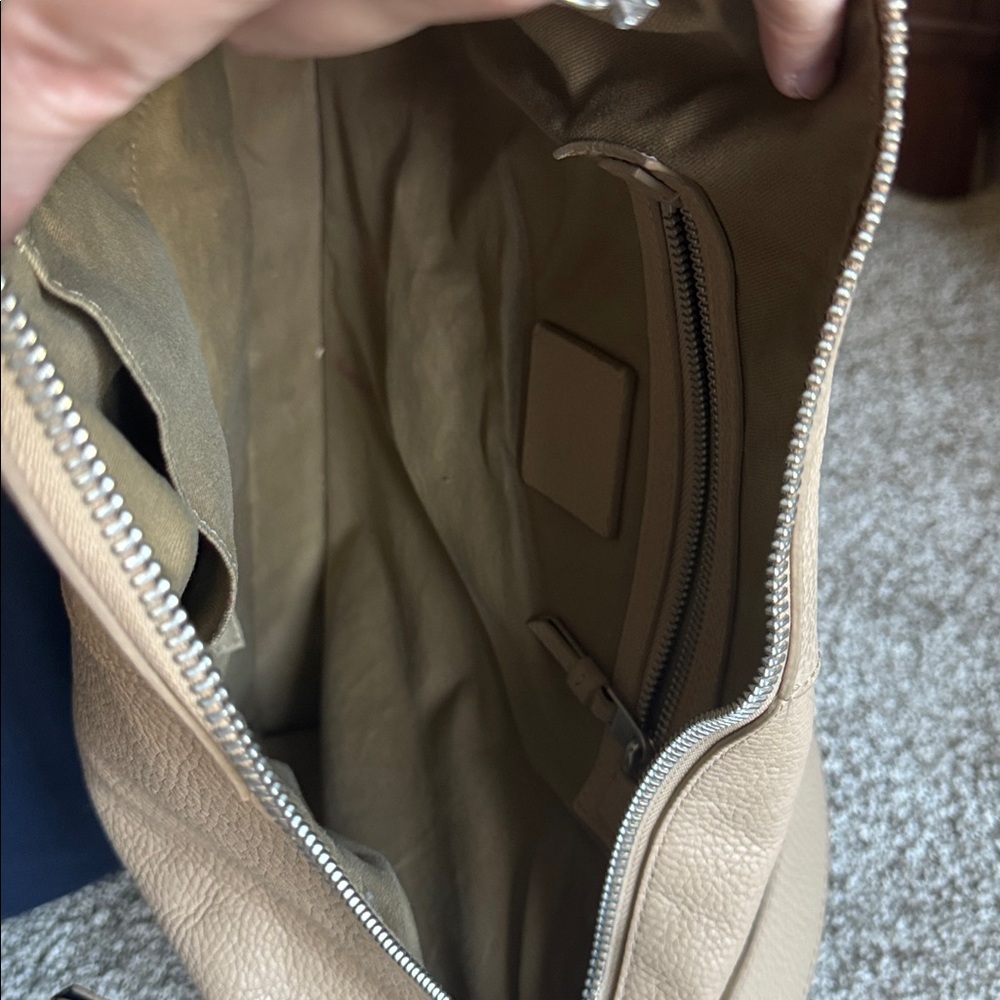 All Saints Edbury Tan Leather Shoulder Bag - Picture 9 of 9